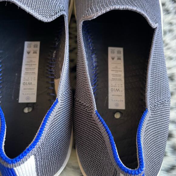 Rothy’s Women's Slip on Sneaker Comfortable Walking Washable Breathable Size 10 - Picture 4 of 12